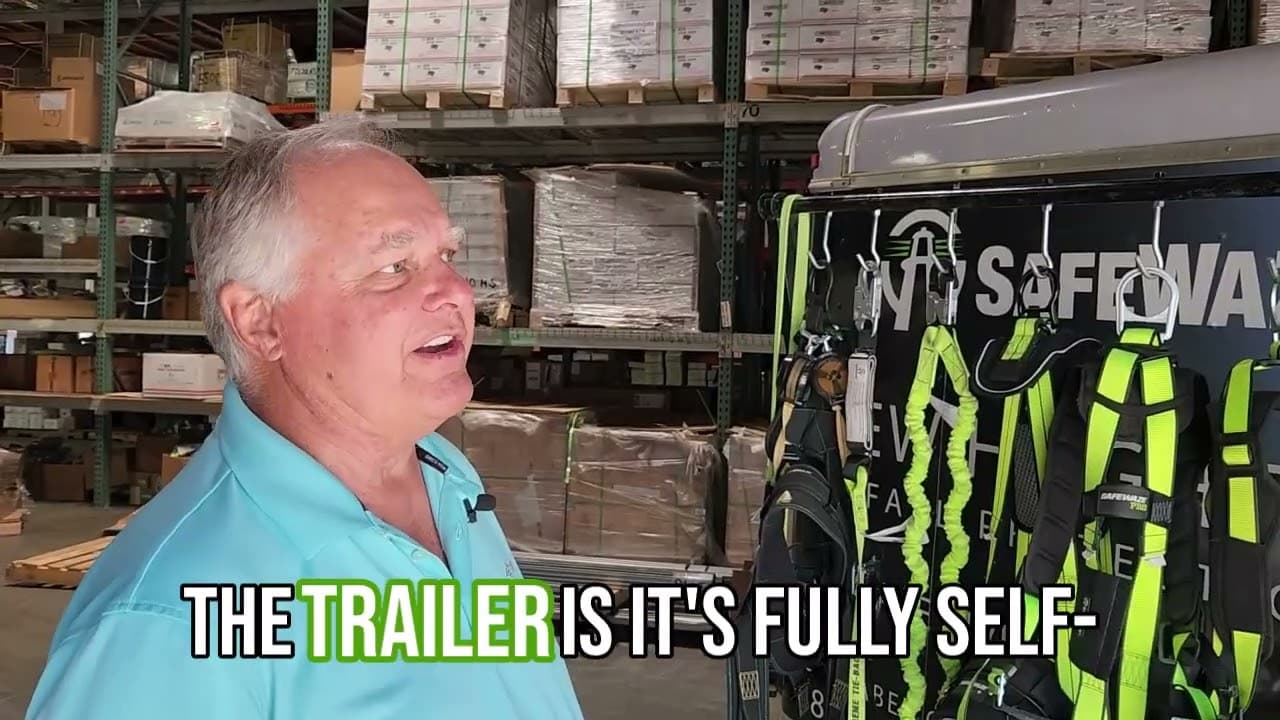 Vanguard Marketing provides onsite demos with the Safewaze Trailer