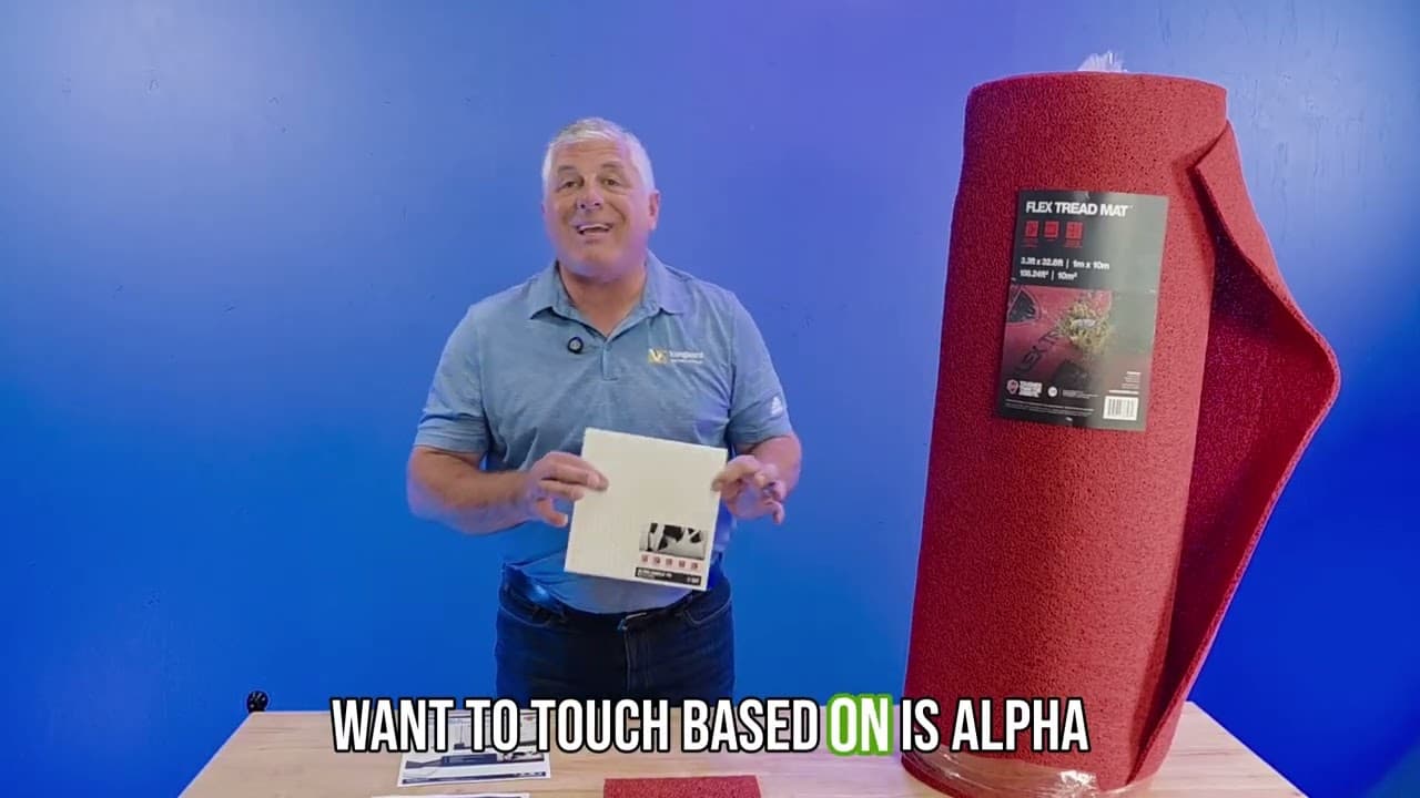 Vanguard Marketing Group Demonstrates Surface Shields Flex Tread and Alpha Shield