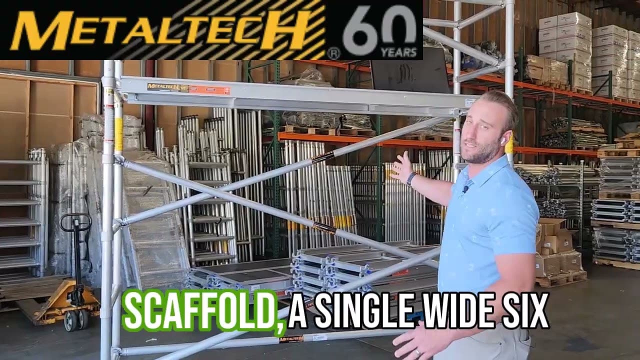 Vanguard Marketing Group Demonstrates Metaltech Scaffolding