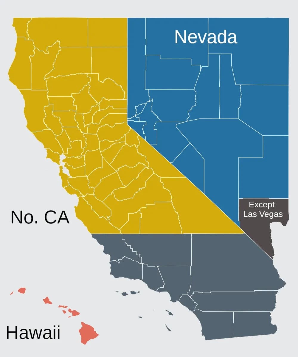 Territory coverage map